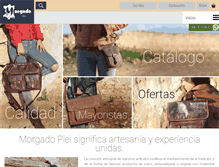 Tablet Screenshot of morgadopiel.com